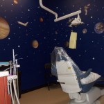 Space-Themed Pediatric Dental Treatment Room | Hardie Dentistry